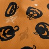 Halloween Evil Pumpkin Athletic Mesh Flat Back
