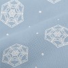 Octagonal Snowflake Pattern Performance Linen