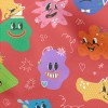 Funny Cartoon Shapes Micro Fleece