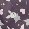 Rabbit And Love Balloon Lightweight Cotton Poplin