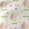 Summer Rabbit Picking Flowers Waterproof Canvas