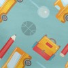School Bus And Stationery Bask Pongee