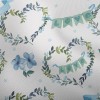 Love Flower Wreath Dobby