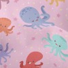 Colorful And Cute Octopus Lightweight Performance Linen