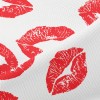 Sexy And Attractive Lip Print Piqué
