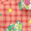 Retro Anthropomorphic Bear Micro Fleece