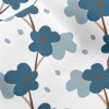 Small Blue Flowers In Series Micro Fleece