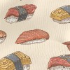 Hand Drawn Sushi Platter Stretch Jersey