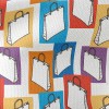 Color Block Paper Bag Waterproof Canvas