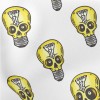 Skull Face Light Bulb Lightweight Cotton Poplin