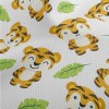 Cartoon Tiger Expression Athletic Mesh Flat Back
