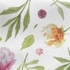 Watercolor Hand Painted Flower Jersey Backed Fleece