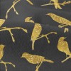 Gold Glitter Bird Silhouette Modern Jersey