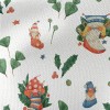 Watercolor Christmas Stocking Waterproof Canvas