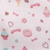 Pink Desserts And Candies Pongee