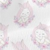 Hand Drawn Happy Rabbit Stretch Jersey