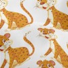 Cute Leopard In Daze Lightweight Performance Linen