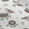 Cartoon Bird Family Chiffon