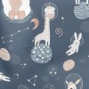 Cute Animal Astronaut Stretch Ponte