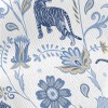 Nordic Blue Tiger And Flowers  Standard Corduroy