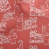 Cartoon Cat With Sled Gifts Athletic Mesh Flat Back