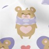 Smiling Teddy Bear Micro Fleece