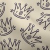 Sketch Elegant Crown Dobby