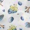Blue Easter Eggs Lightweight Performance Linen