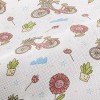 Beautiful Flower Bicycle Performance Linen