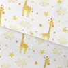 Giraffe In Yellow Starry Sky Waterproof Oxford
