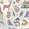 Colorful Tribe Of Wild Animals Stretch Ponte