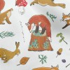 Forest Animals Fox And Hare Micro Fleece