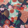 Japanese Flower Fan Modern Jersey