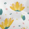 Cute Bright Flowers Lightweight Performance Linen