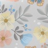 Beautiful Flowers And Butterfl Midweight Cotton Poplin
