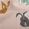 Colorful Rabbits Athletic Mesh Flat Back