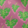 Cartoon Monstera Leaf Chiffon
