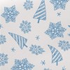 Christmas Tree Snowing Midweight Cotton Poplin