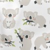 Cute Koala Illustration Stretch Ponte