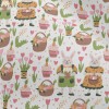 A Family Of Rabbits Going On A Chiffon