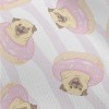 Pug Hiding In A Donut Chiffon