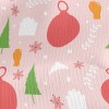 Christmas Tree Decorations Stretch Jersey