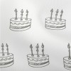 Doodle Birthday Cake Dobby
