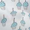Blue Cream Candle Cake Lightweight Performance Linen