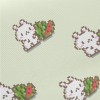 Cute Pixelated Bunny And Water Twill