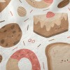 Cute Smiling Bread Cake Minky