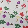 Bright Dark Flowers And Leaves Waterproof Oxford