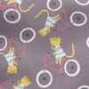 Kitten Riding A Bicycle Jersey Backed Fleece