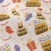 Bird Baby Birthday Cake Modern Jersey