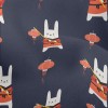 Cute Rabbit Holding Lantern Lightweight Performance Linen